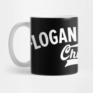 Logan Square Chicago Minimal Logo Design - Chicago Neighborhood Series Mug